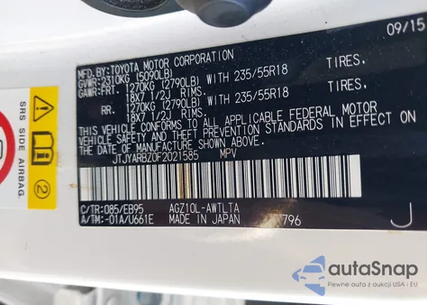 2015 Lexus Nx 200T F Sport z USA, uszkodzony, nr VIN JTJYARBZ0F2021585